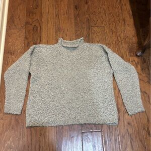 Vintage SML Sport Fuzzy Bouclé Knit Sweater Wool Blend Cozy Neutral